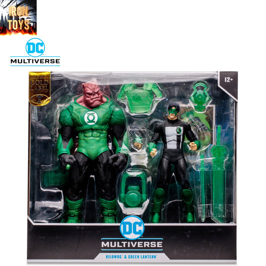 McFarlane Toys - DC Multiverse Kilowog & Green Lantern 2 unidades, etiqueta dorada, exclusivo de Amazon